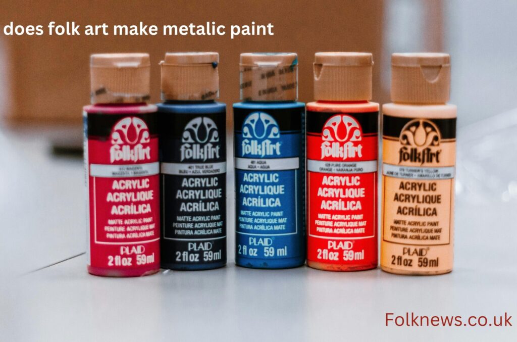 does folk art make metalic paint